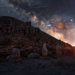 Ancient,Statues,On,The,Nemrut,Mountain,On,The,Beautiful.,Milky