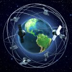Satellites,Flying,Around,Earth,Background