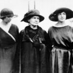 Marie Curie avec ses filles Irene et Eve