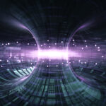 High,Energy,Particles,Flow,Through,A,Tokamak,Or,Doughnut-shaped,Device.