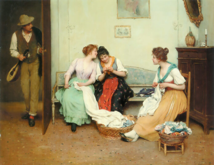 Eugene_de_Blaas_The_Friendly_Gossips